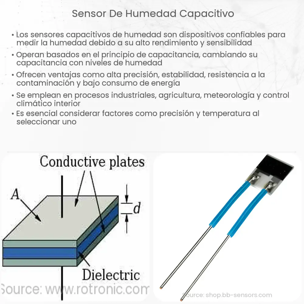 Sensor de humedad capacitivo