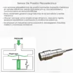 Sensor de presión piezoeléctrico