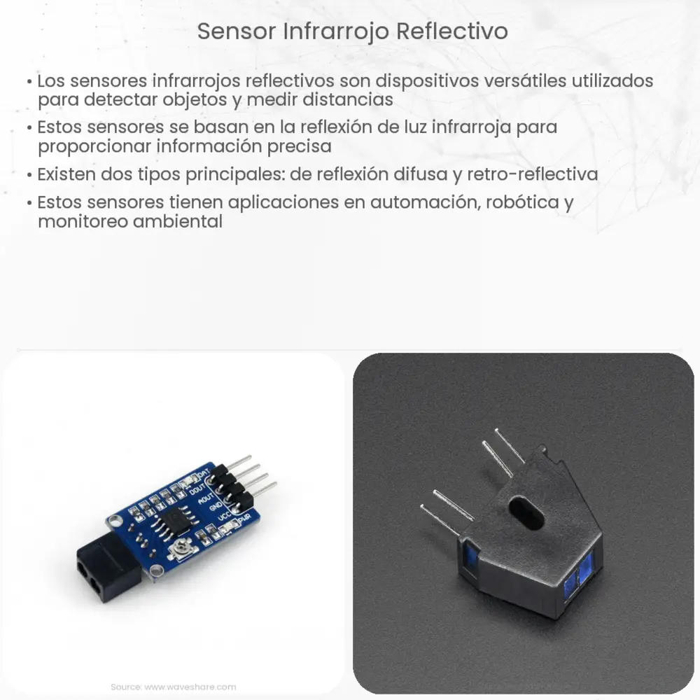 Sensor infrarrojo reflectivo