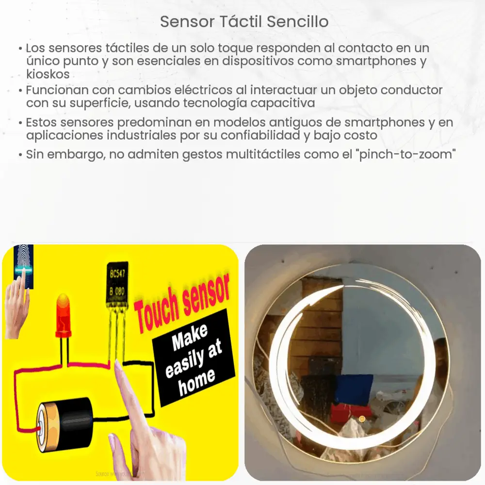 Sensor táctil sencillo