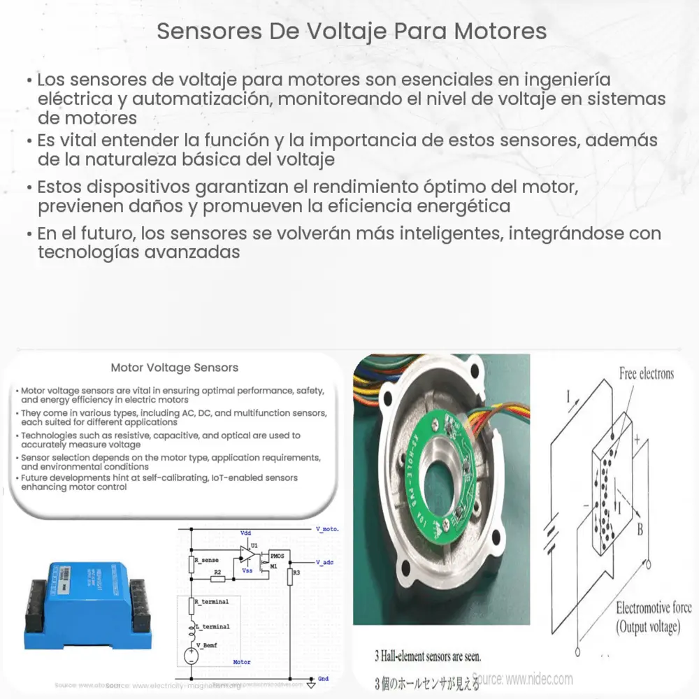 Sensores de voltaje para motores