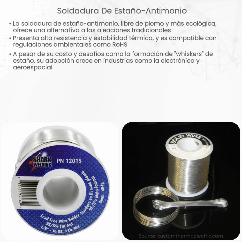 Soldadura de Estaño-Antimonio