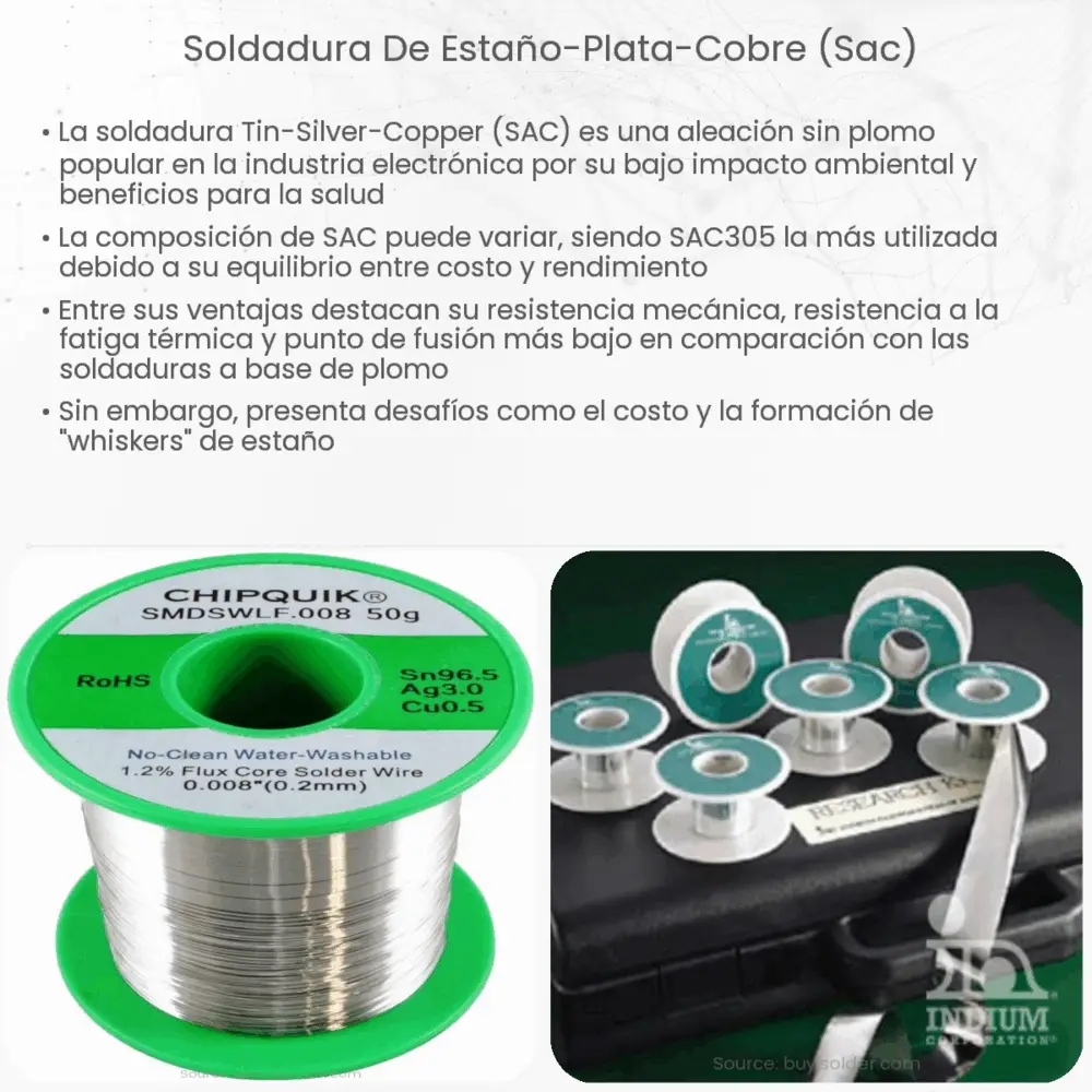 Soldadura de Estaño-Plata-Cobre (SAC)
