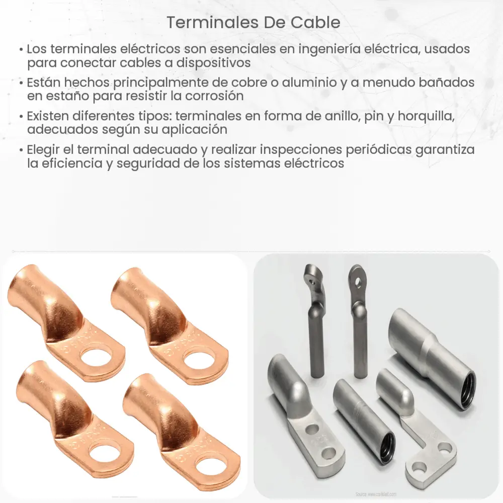 Conectores Electricos y Tipos de Terminales Para Cables