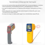 Termómetro infrarrojo de termopar
