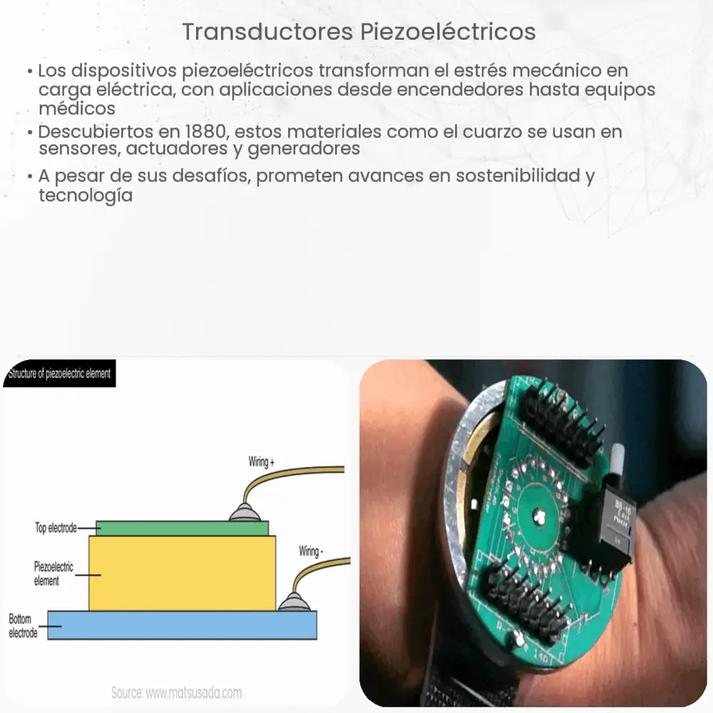 transductores piezoeléctricos