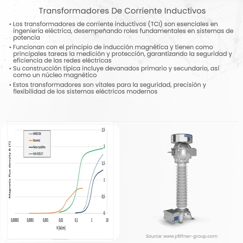 Transformadores de corriente inductivos