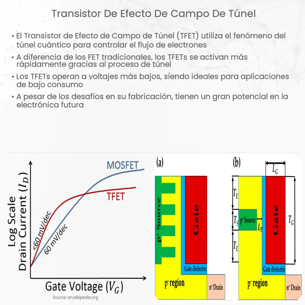 Transistor de efecto de campo de túnel