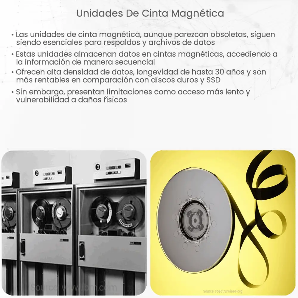 Unidades de cinta magnética