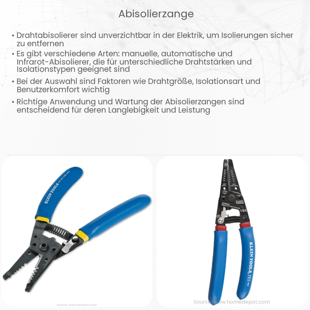 Abisolierzange