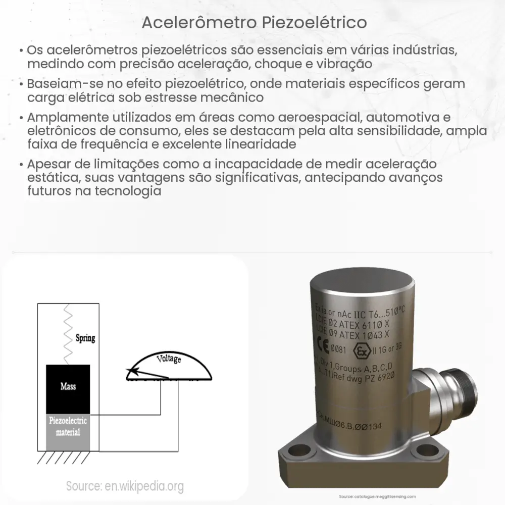 Acelerômetro piezoelétrico