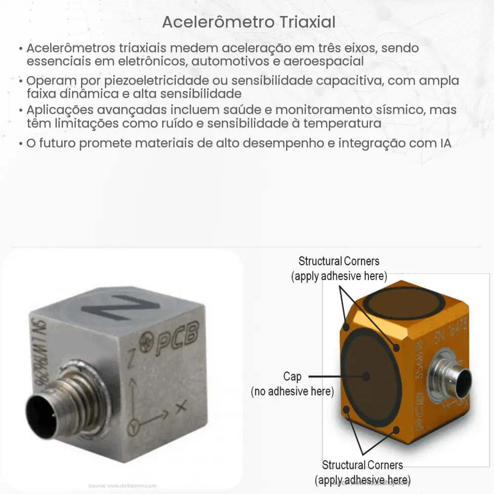 Acelerômetro triaxial