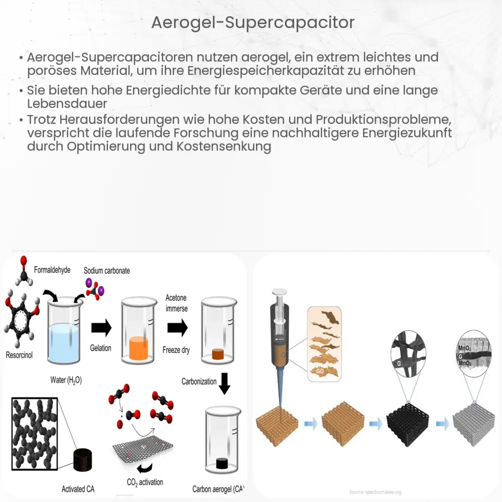 Aerogel-Supercapacitor