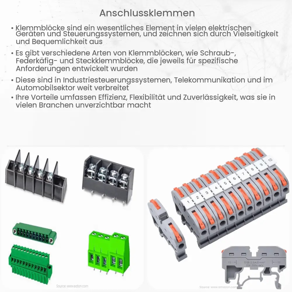 Anschlussklemmen