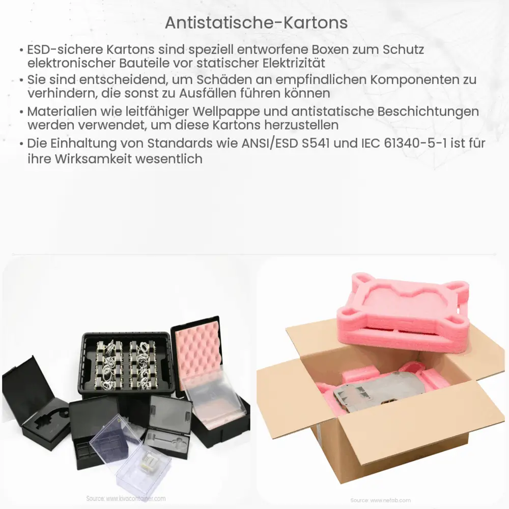 Antistatische Kartons