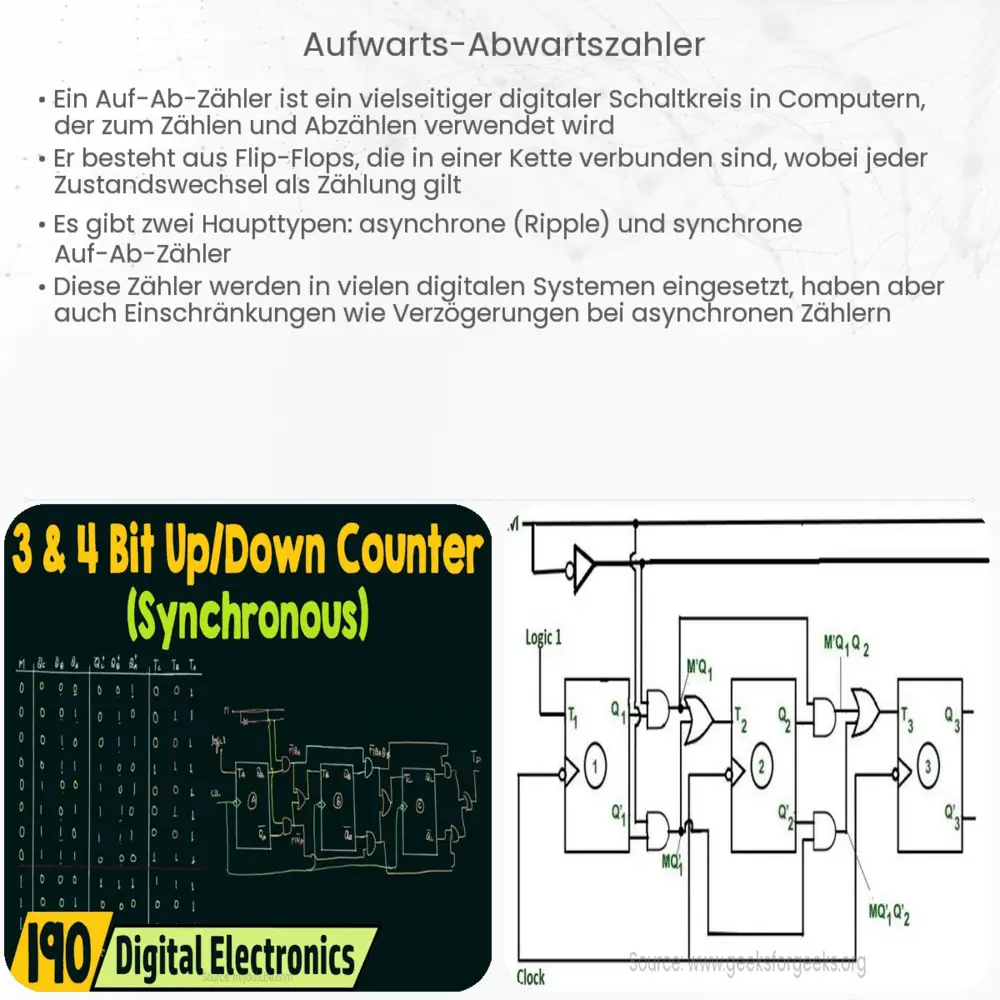 Aufwärts-Abwärtszähler
