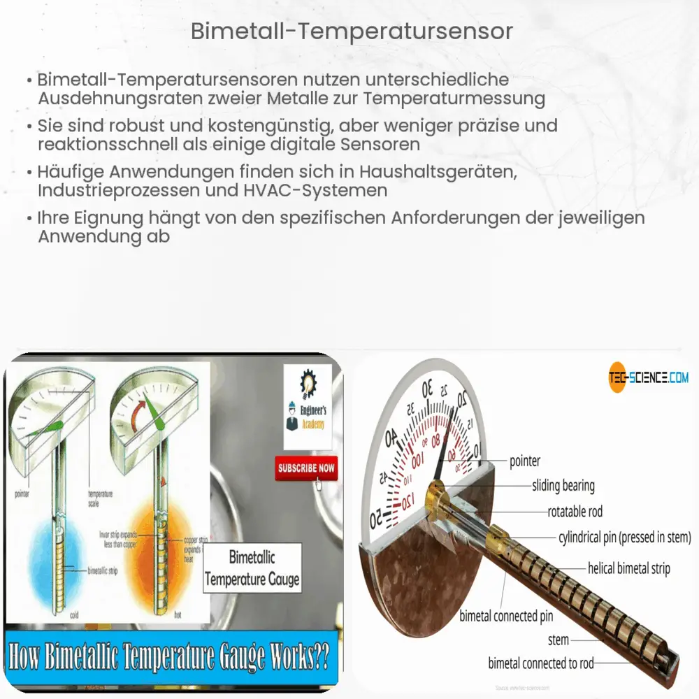 Bimetall-Temperatursensor