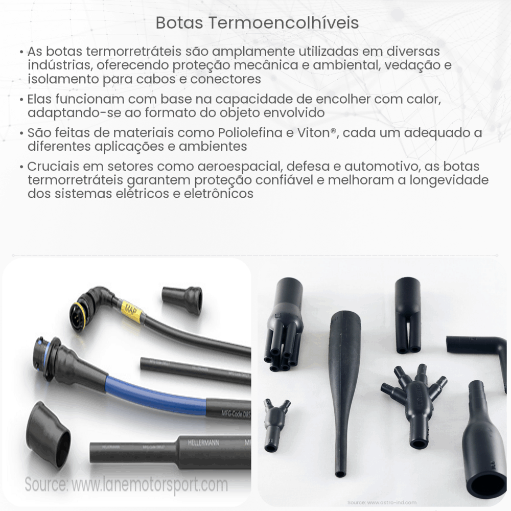 Botas termoencolhíveis