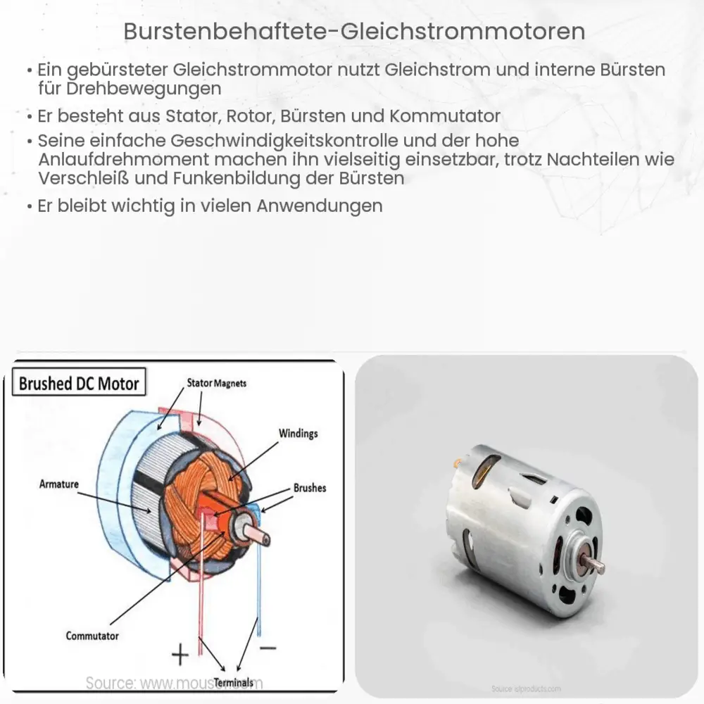 Bürstenbehaftete Gleichstrommotoren