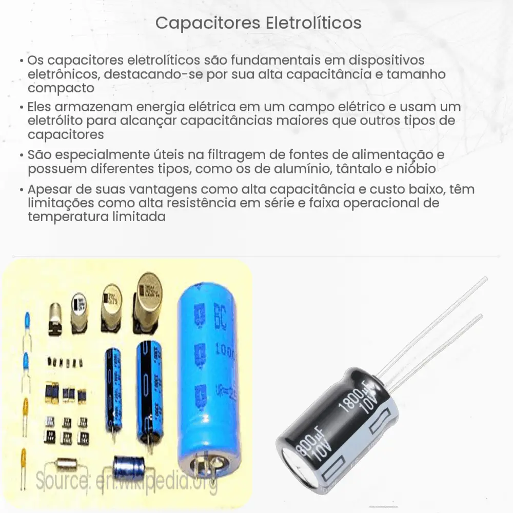 Capacitores eletrolíticos