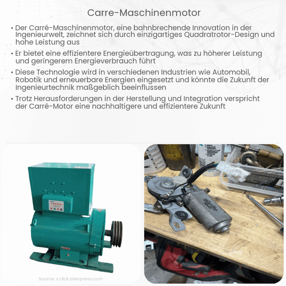Carré-Maschinenmotor
