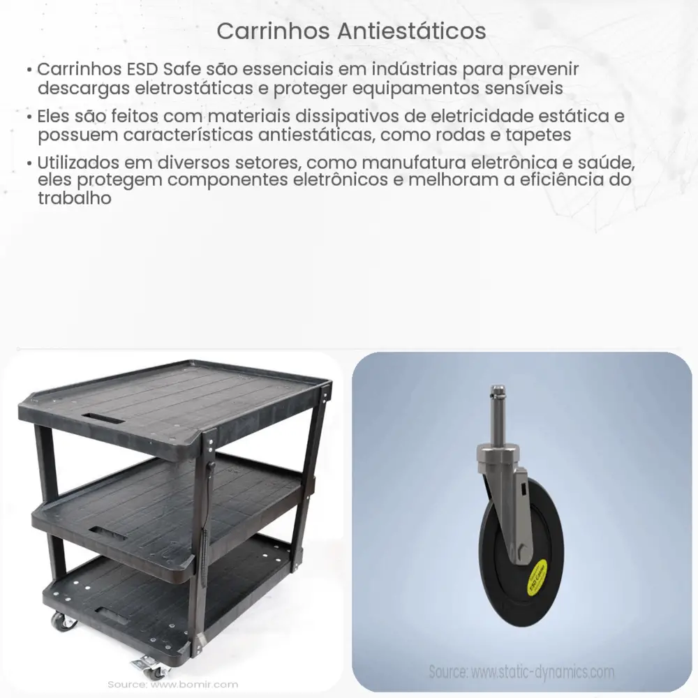 Carrinhos antiestáticos