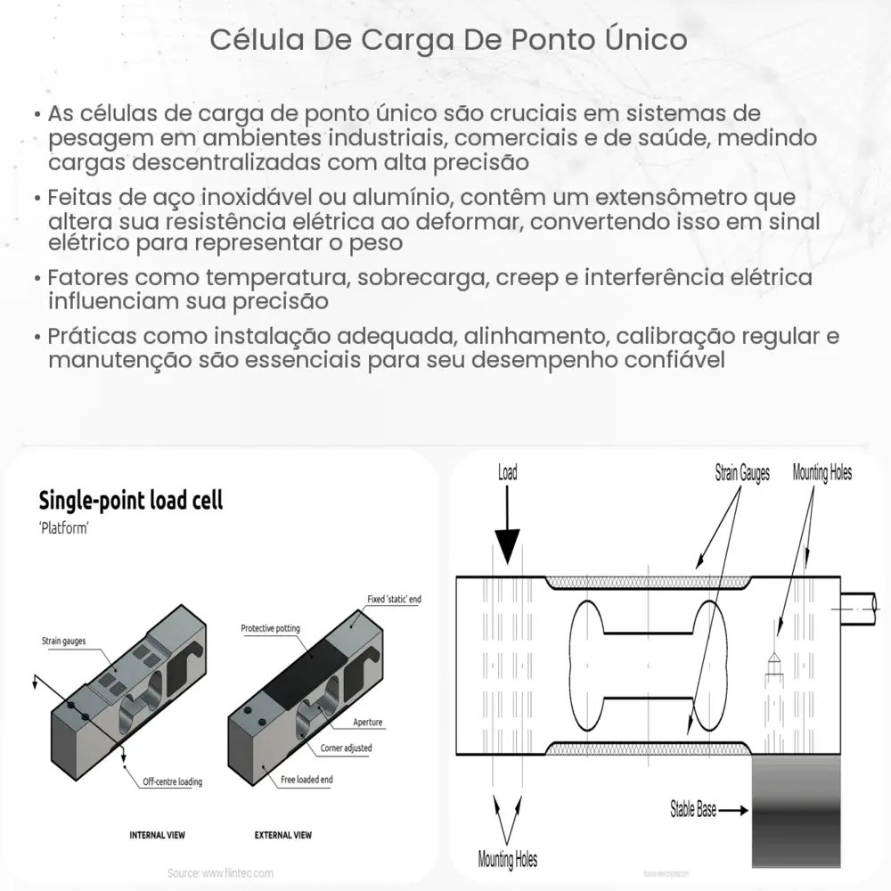 Célula de Carga de Ponto Único