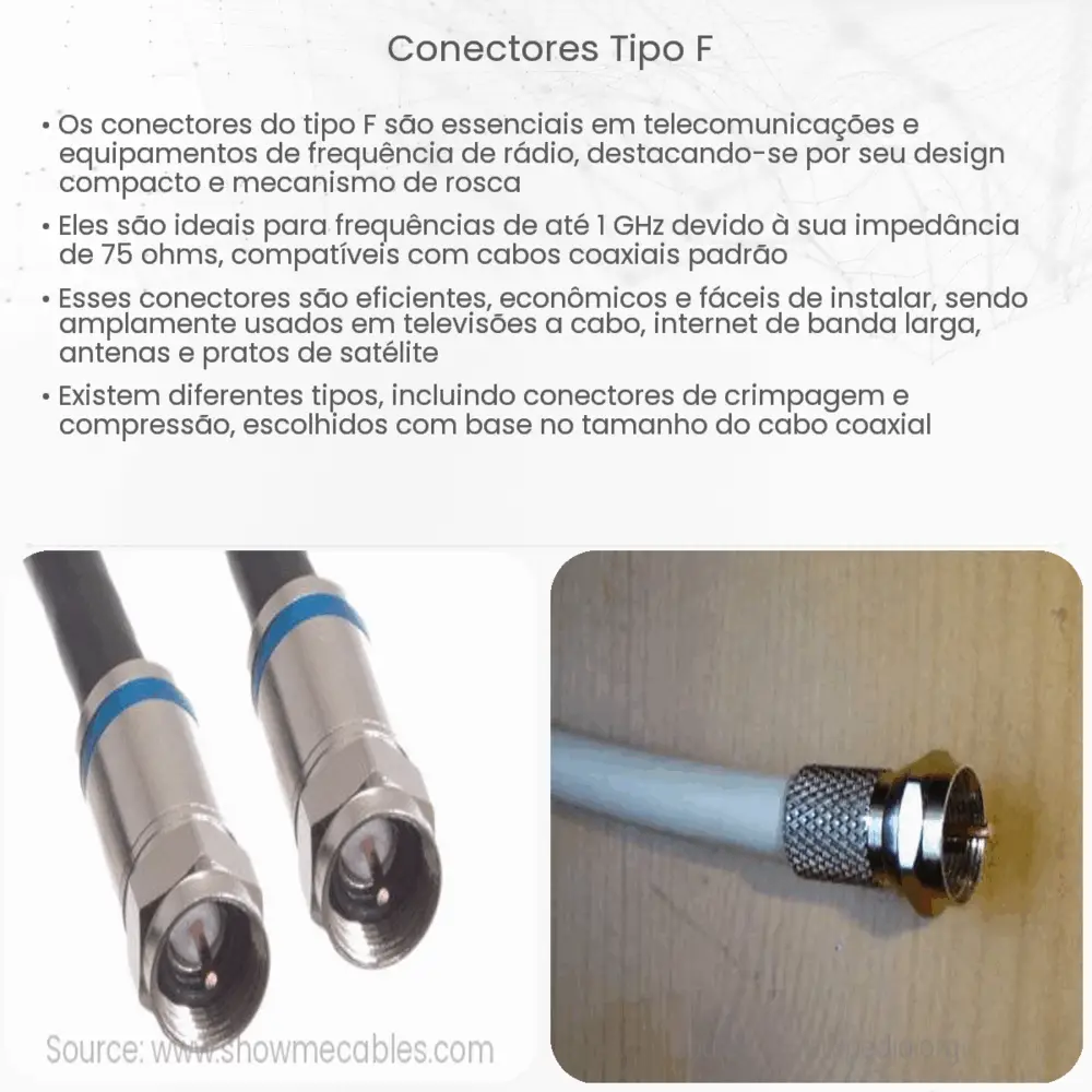 Conectores tipo F