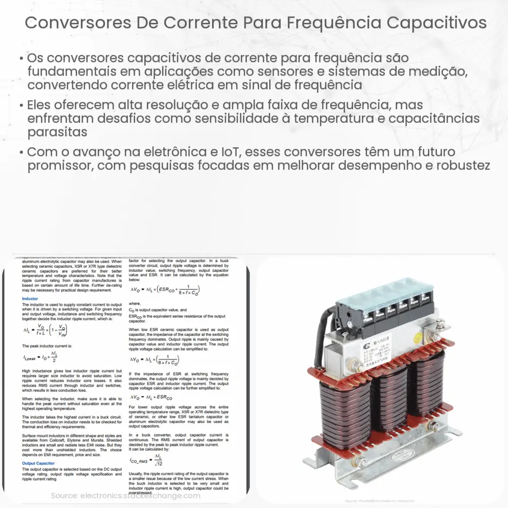 Conversores de Corrente para Frequência capacitivos