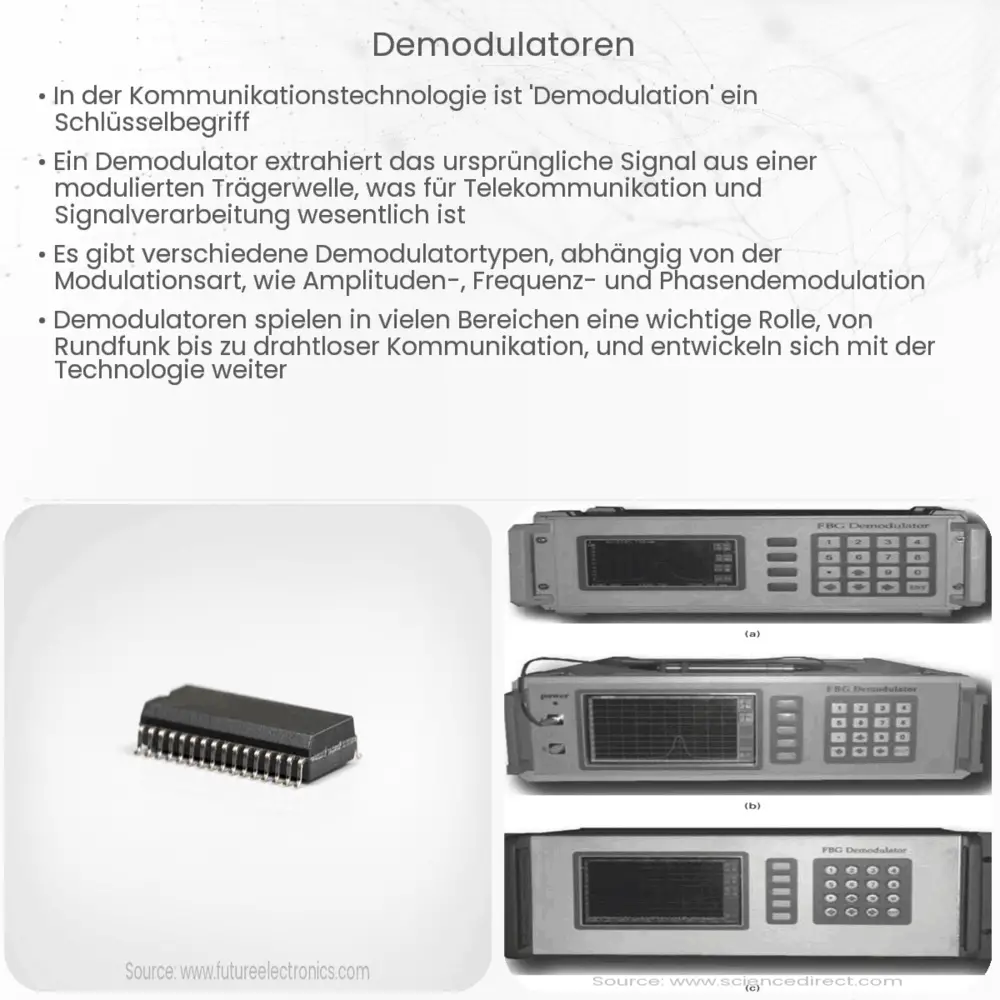Demodulatoren Wie es funktioniert, Anwendung & Vorteile