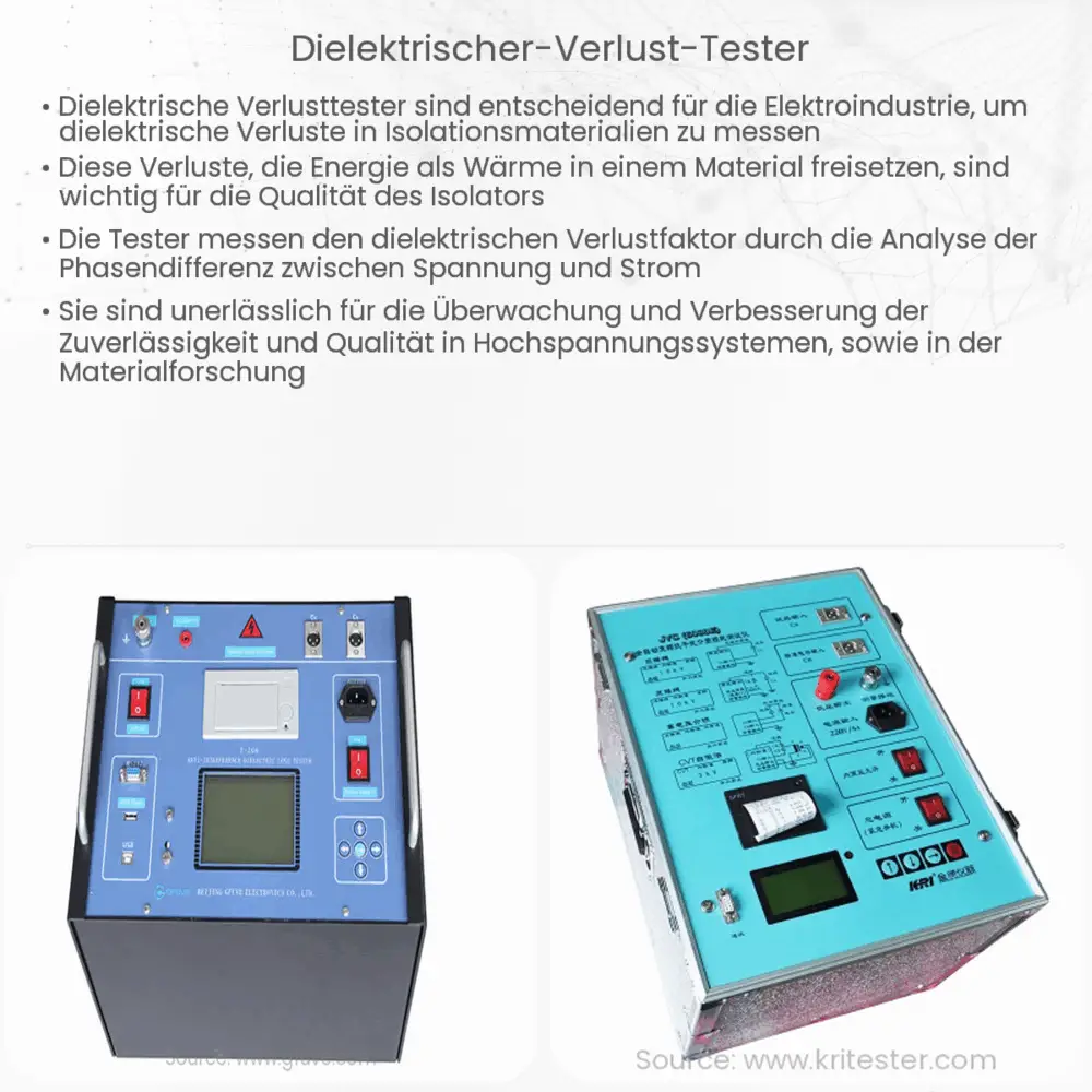 Dielektrischer Verlust Tester