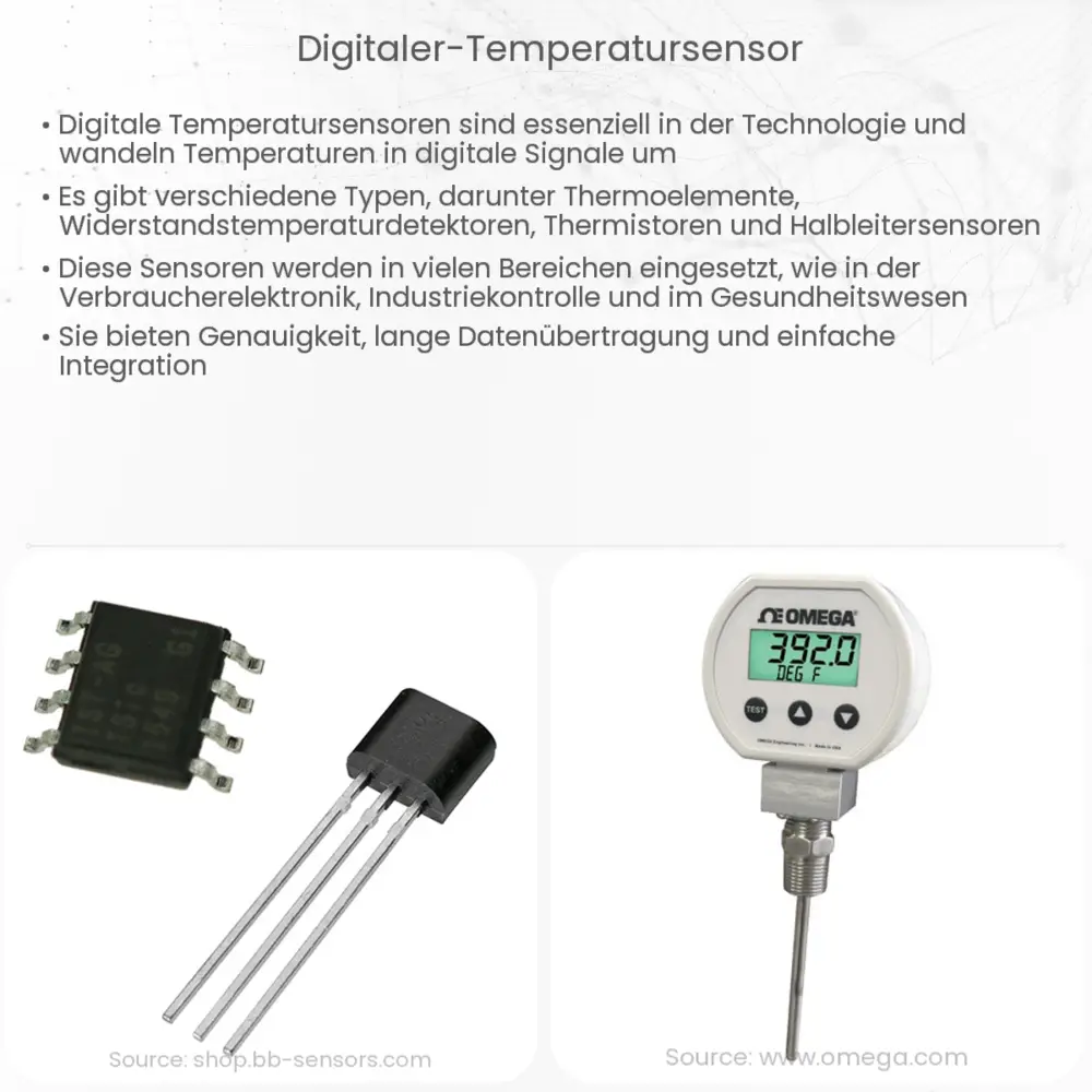 Digitaler Temperatursensor