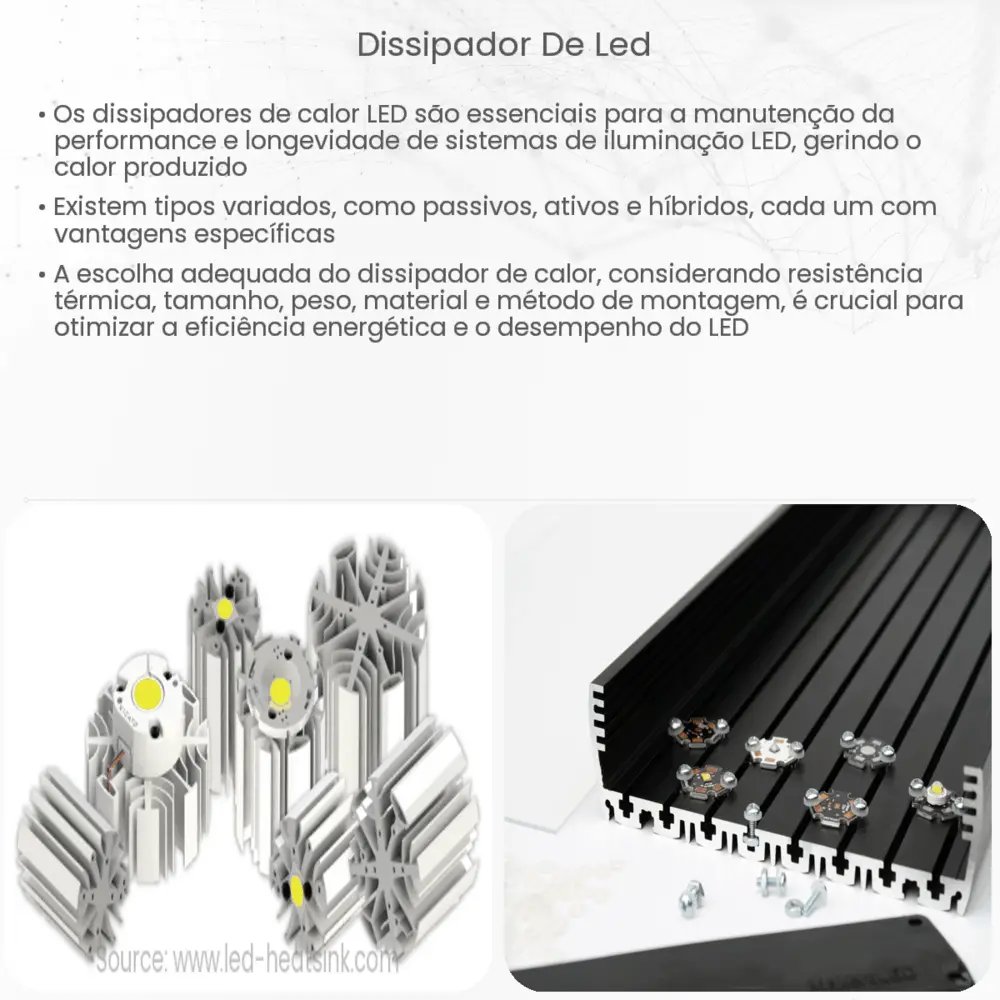 Dissipador de LED