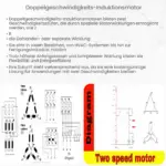 Doppelgeschwindigkeits-Induktionsmotor
