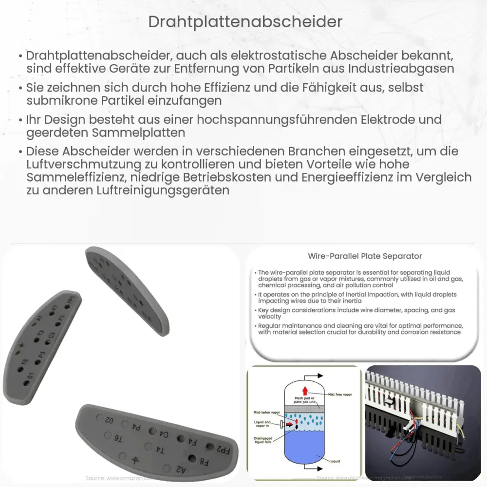 Drahtplattenabscheider