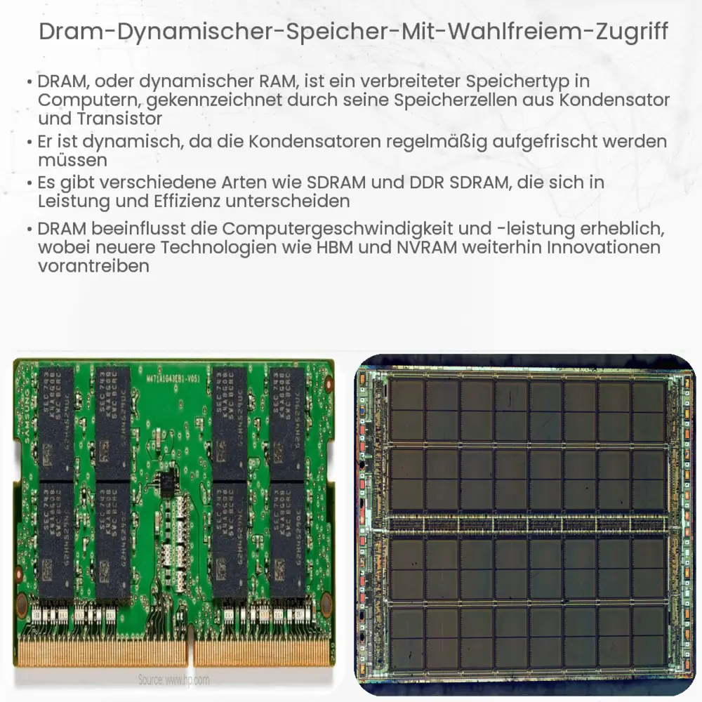 DRAM (Dynamischer Speicher mit wahlfreiem Zugriff)