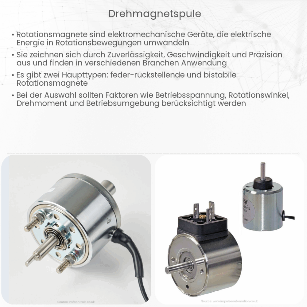 Drehmagnetspule