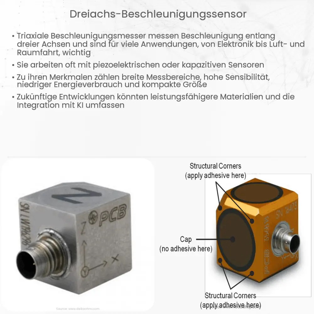 Dreiachs-Beschleunigungssensor