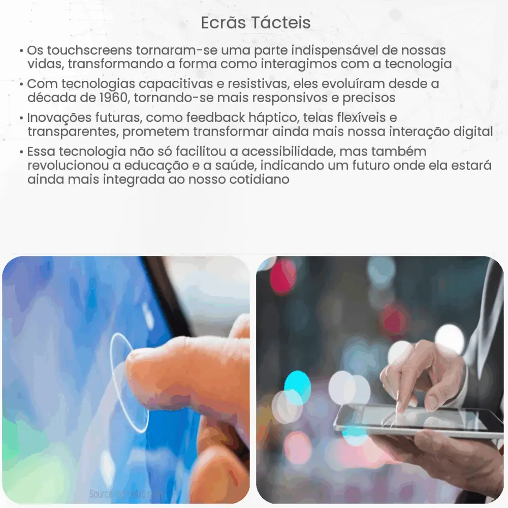 Ecrãs tácteis