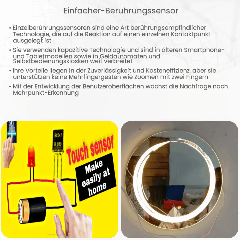 Einfacher Berührungssensor