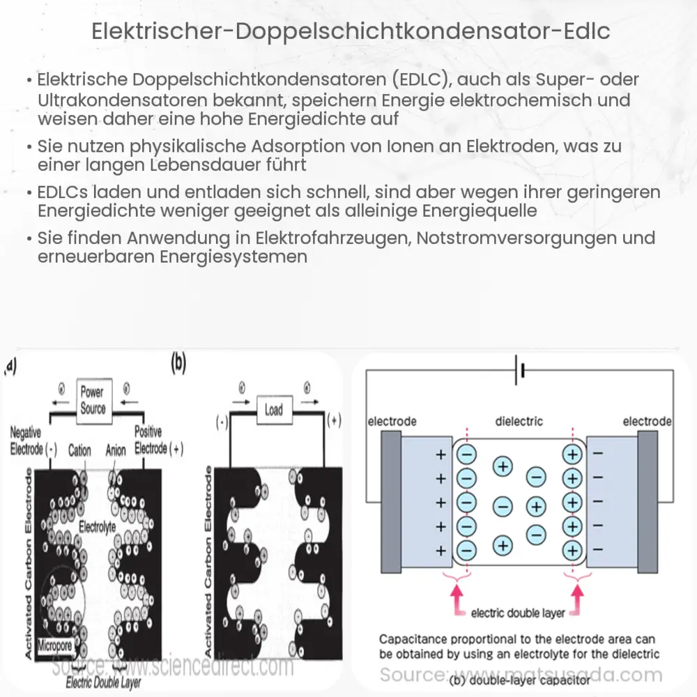 Elektrischer Doppelschichtkondensator (EDLC)