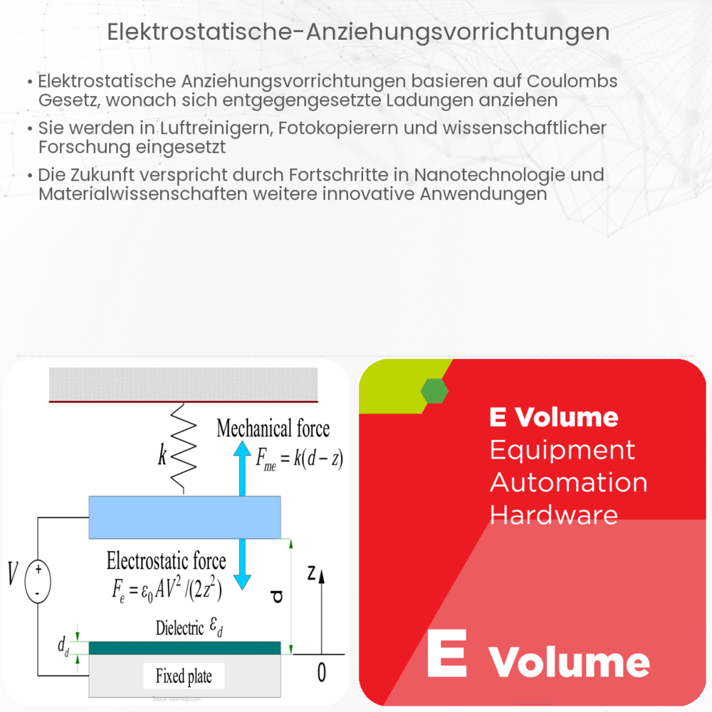 Elektrostatische Anziehungsvorrichtungen