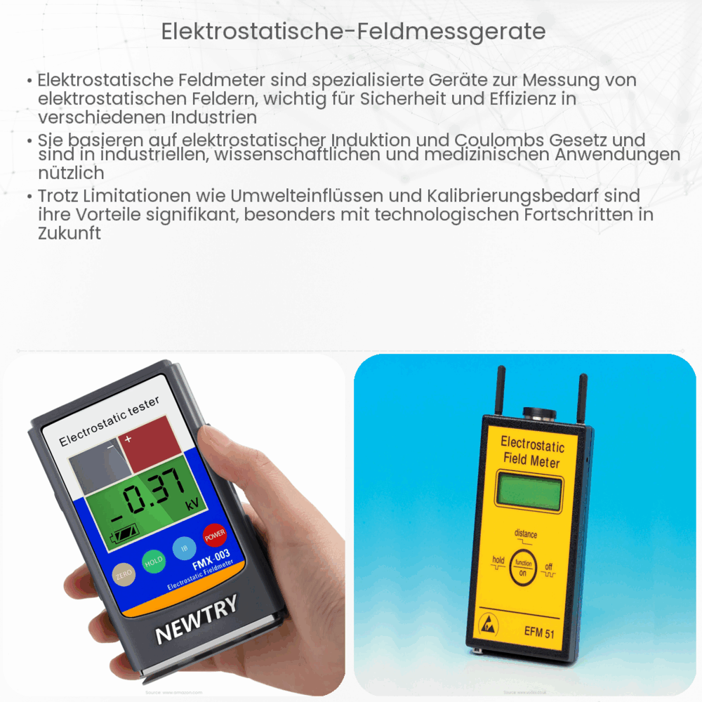 Elektrostatische Feldmessgeräte