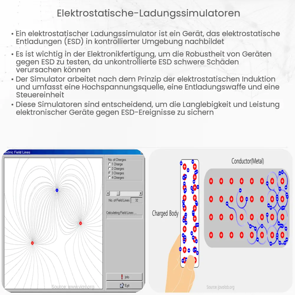 Elektrostatische Ladungssimulatoren