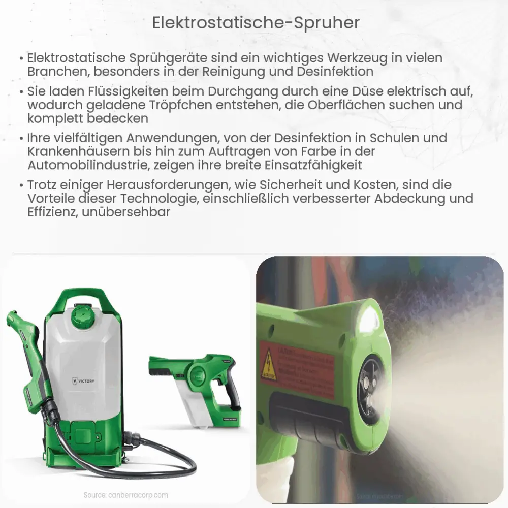 Elektrostatische Sprüher Wie es funktioniert, Anwendung & Vorteile