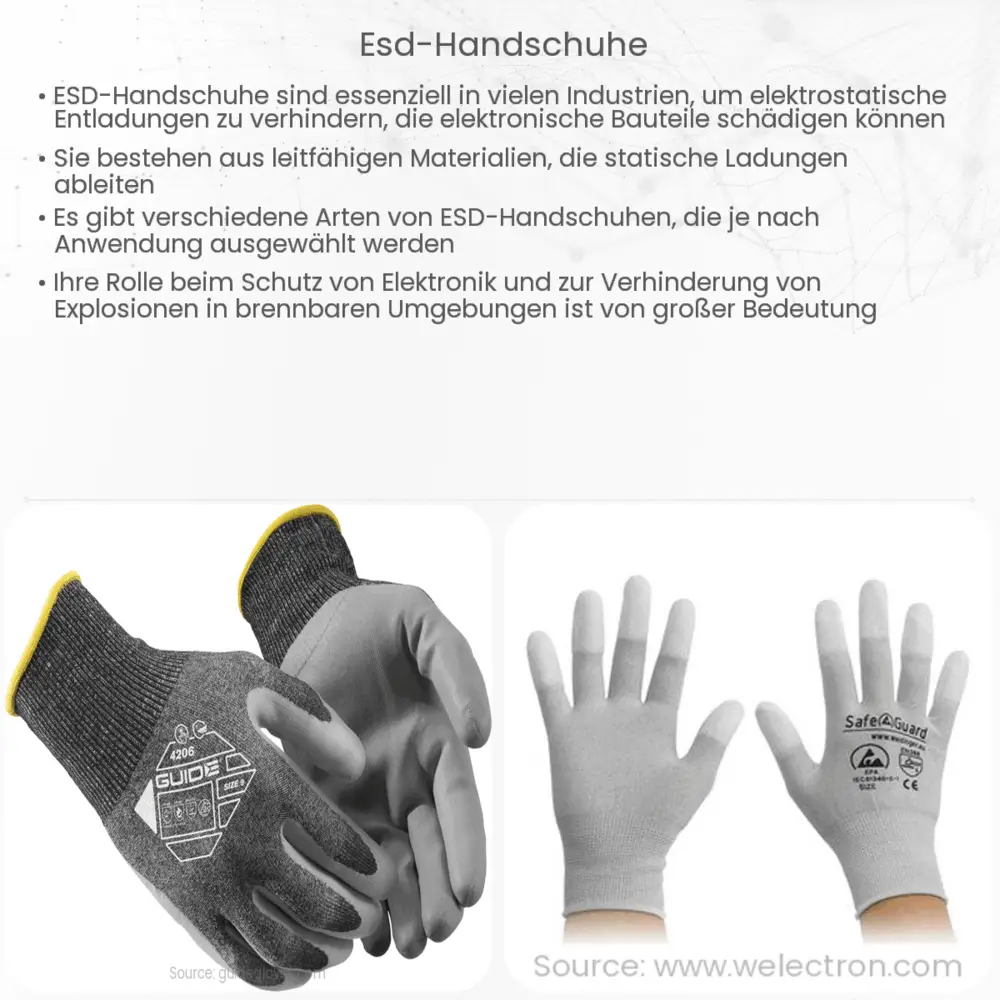 ESD Handschuhe Wie es funktioniert, Anwendung & Vorteile