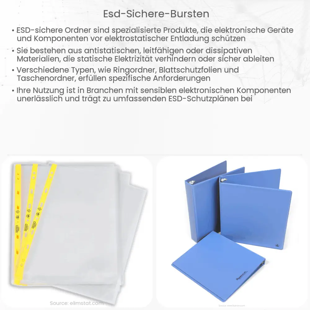 ESD-sichere Bürsten