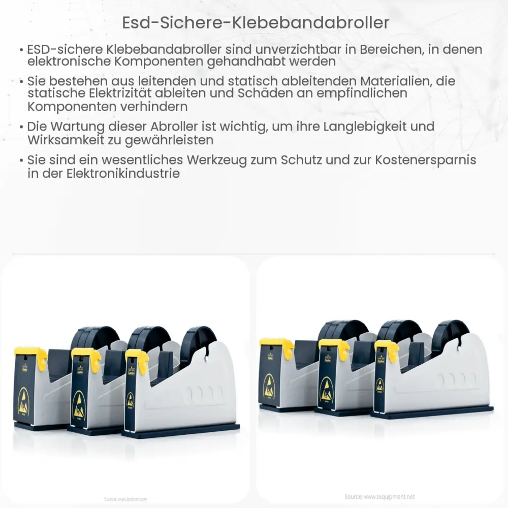 ESD-sichere Klebebandabroller