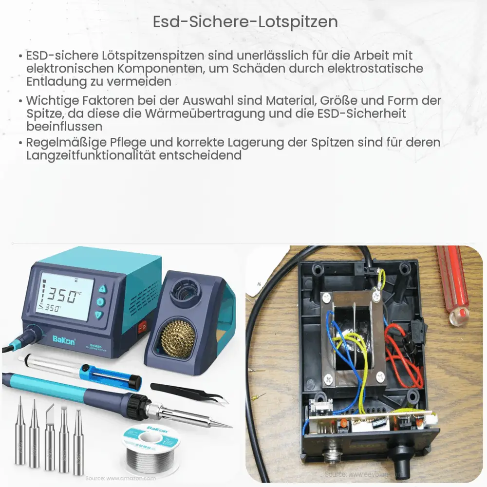 ESD-sichere Lötspitzen