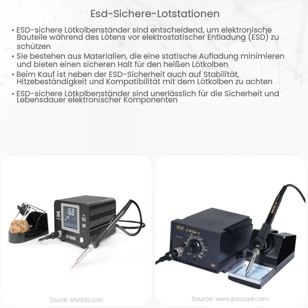 ESD-sichere Lötstationen